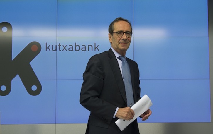 Gregorio Villalabeitia, presidente de Kutxabank. (Luis JAUREGIALTZO/ARGAZKI PRESS)