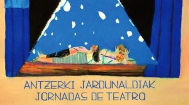 Cartel de las jornadas de teatro de Eibar. 