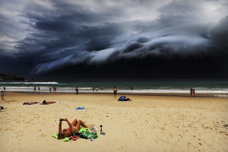 La nube tsunami ha ganado el primer premio en la categoría ‘Natura’. (Rohan KELLY)