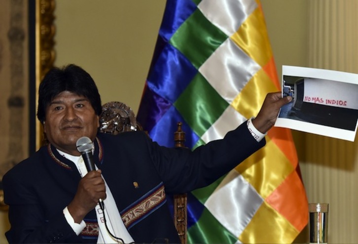 El presidente de Bolivia, Evo Morales. (Aizar RALDÉS/AFP)