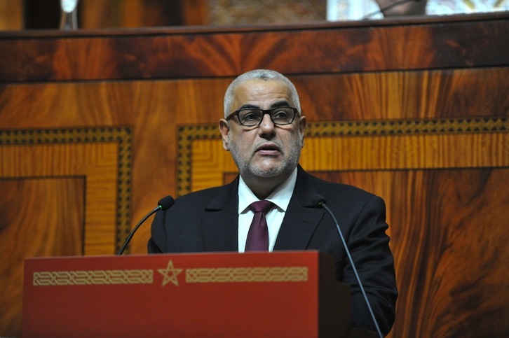 Abdelillah Benkirane , primer ministro marroquí. (AFP)