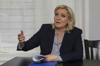 Marine Le Pen, líder del Frente Nacional francés. (Chantal BRIAND/AFP)