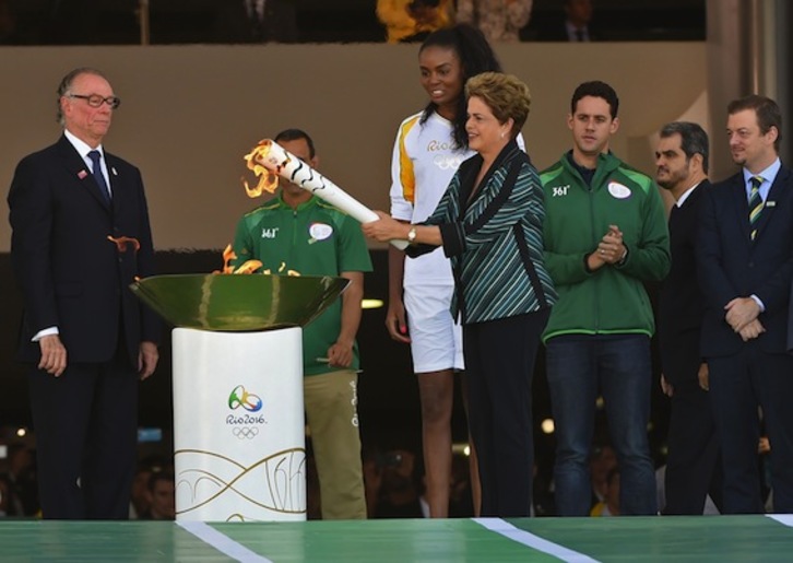 La presidenta de Brasil, Dilma Rousseff. (Evaristo SA/AFP)