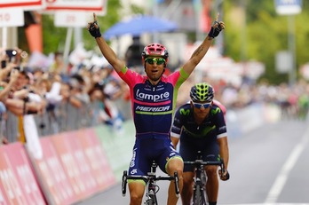 Diego Ulissik bigarren etapa garaipena eskuratu du. (Luk BENIES/AFP)