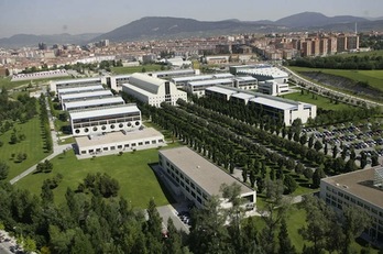 Vista del campus de la UPNA