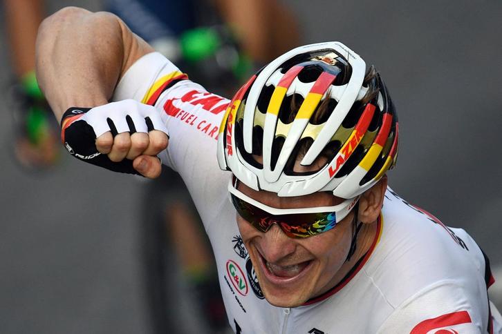 Tourreko azken etapako irabazlea, Andre Greipel. (Lionel BONAVENTURE/AFP)