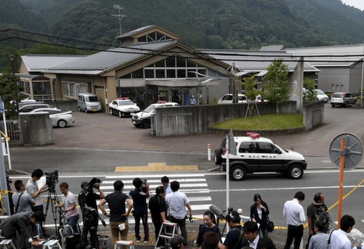 Erasoa Tokio kanpoaldean dagoen egoitza batean gertatu da. (Toshifumi KITAMURA/AFP)