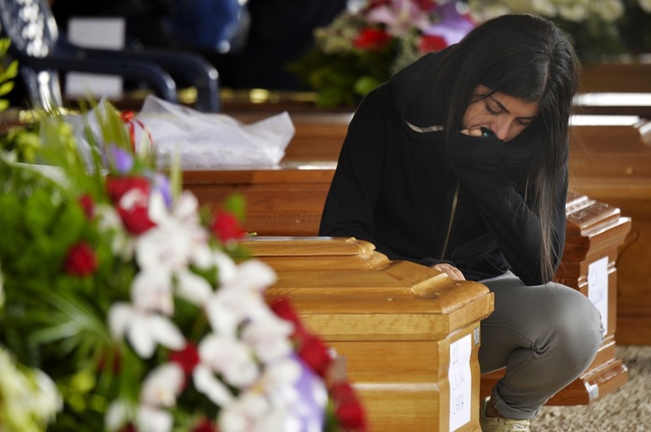 Amatrice ha celebrado un funeral de Estado por los muertos del terremoto. (Andreas SOLARO / AFP)