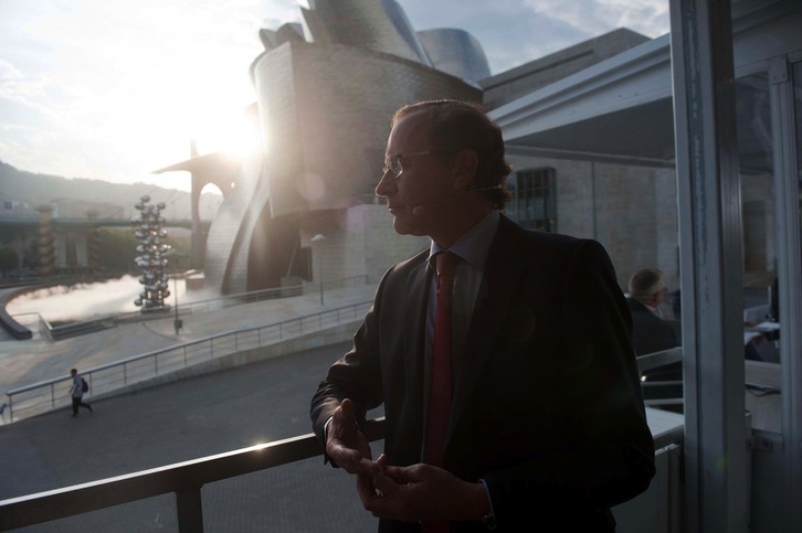 Alfonso Alonso, cabeza de lista del PP para el 25-S. (@PPVasco)