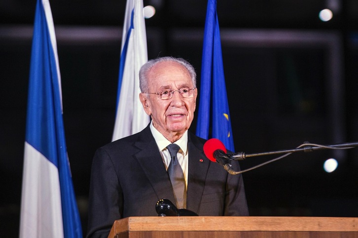 Shimon Peres, en una imagen de noviembre de 2015. (Jack GUEZ / AFP)