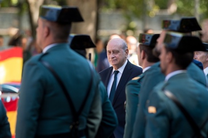 El ministro de Interior español en una reciente visita a Iruñea. (Jagoba MANTEROLA/ARGAZKI PRESS)