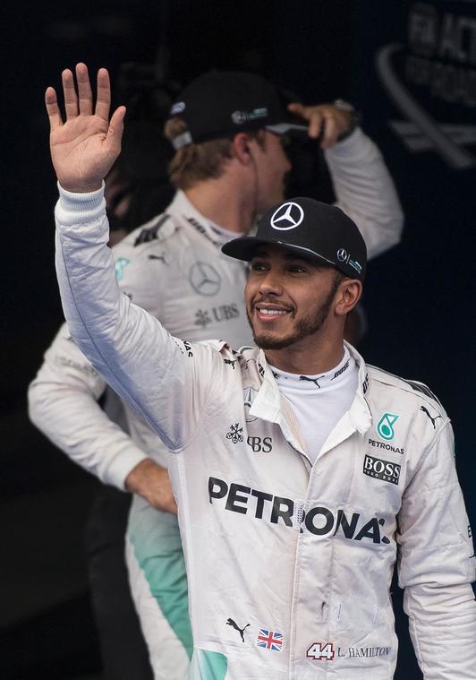 Lewis Hamilton saldrá de la 'pole' en Sepang. (Pedro UGARTE/AFP)