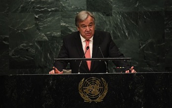 Antonio Guterres será secretario general de la ONU a partir del 1 de enero. (Jewel SAMAD / AFP)