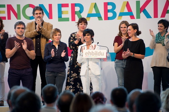 Maddalen Iriarte ha sido la que más votos ha obtenido de entre las tres candidatas. (Iñigo URIZ/ARGAZKI PRESS)