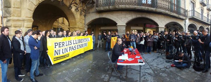 Joan Coma ha comparecido en Vic a la misma hora a la que estaba citado a declarar en la AN. (@cupnacional)