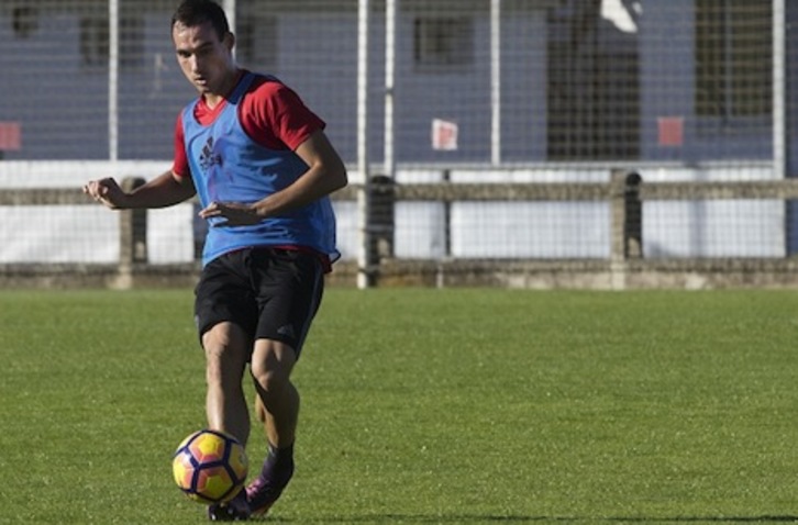 Unai García se muestra optimista de cara al partido ante el Sevilla. (OSASUNA)