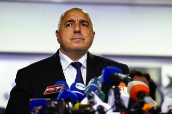 El primer ministro búlgaro, Boyko Borisov, quien ha anunciado la renuncia de su Gobierno. (Dimitar DILKOFF/AFP)