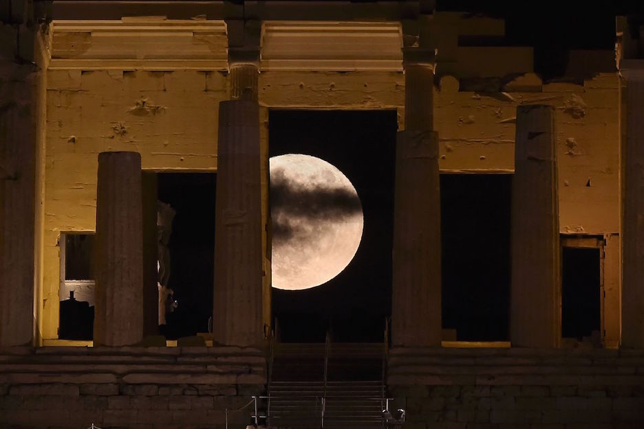 Atenasen, akropolian. (ARIS MESSINIS | AFP)