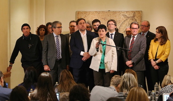 Homs y otros representantes catalanes han recibido diversos apoyos en el Congreso de Madrid. (J.DANAE / ARGAZKI PRESS)