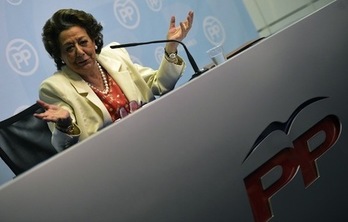Rita Barberá ha fallecido en un hotel de Madrid. (José JORDAN / AFP)