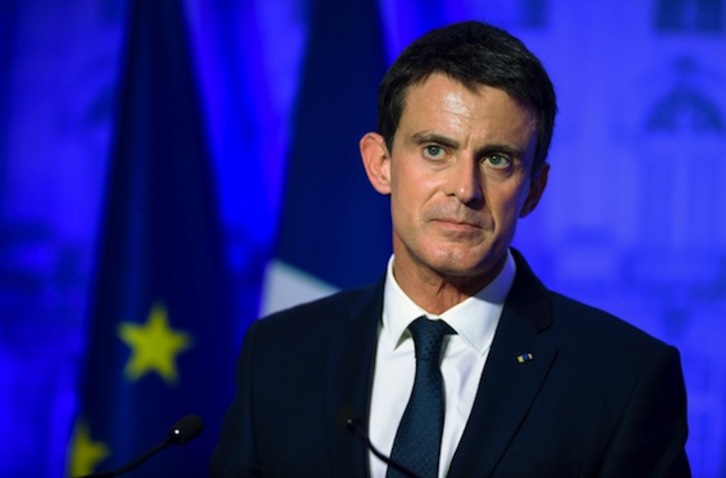Manuel Valls, ex primer ministro francés. (Jean-Christophe VERHAEGEN/AFP)