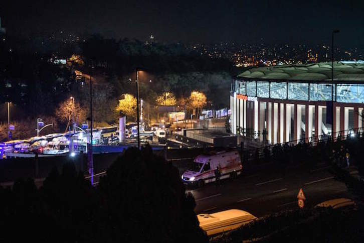 La bomba ha estallado cerca del estadio del Besiktas. (OZAN KOSE / AFP)