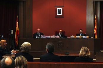 El tribunal que juzgaa Ortega, Rigau y Mas. (POOL EFE)