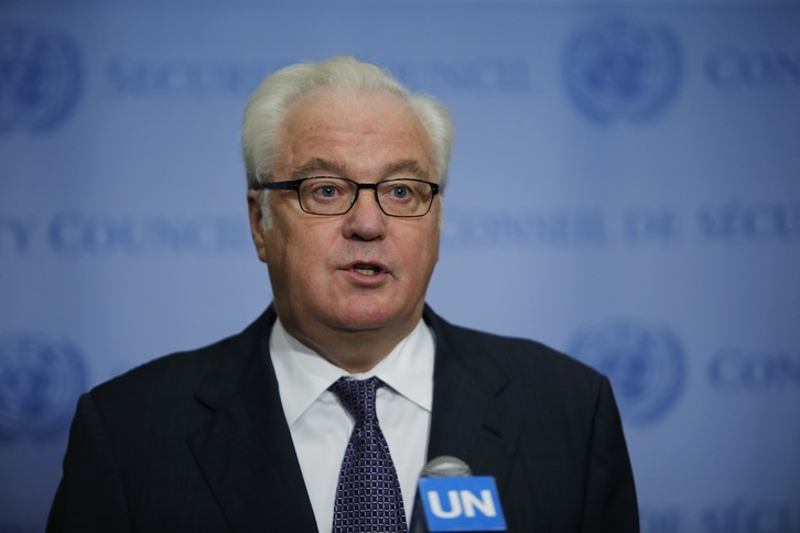Vitaly Churkin, embajador de Rusia en la ONU, ha muerto en Nueva York. (Eduardo MUÑOZ / AFP)