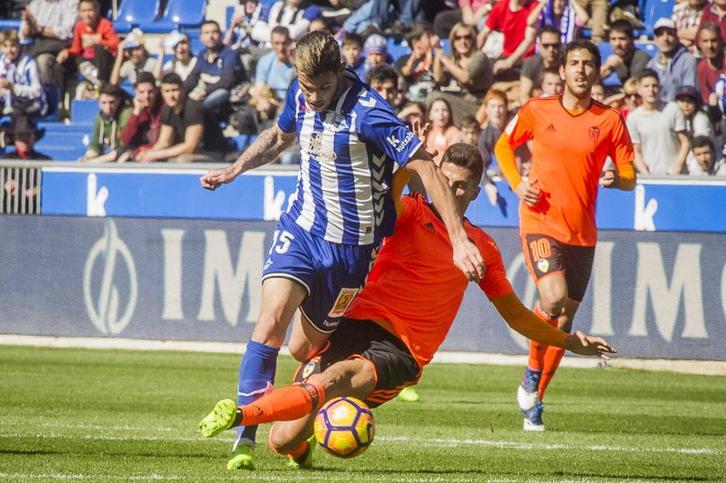 Los babazorros han remontado el partido ante el Valencia. (Jaizki FONTANEDA/ARGAZKI PRESS)
