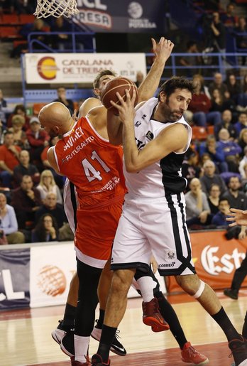 Mumbrú ha sido el máximo anotador del Bilbao Basket. (@CDBILBAOBASKET)