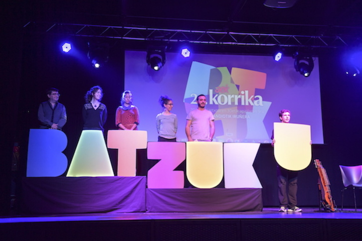 Presentación de Korrika 20 en Iruñea. (Idoia ZABALETA / ARGAZKI PRESS)