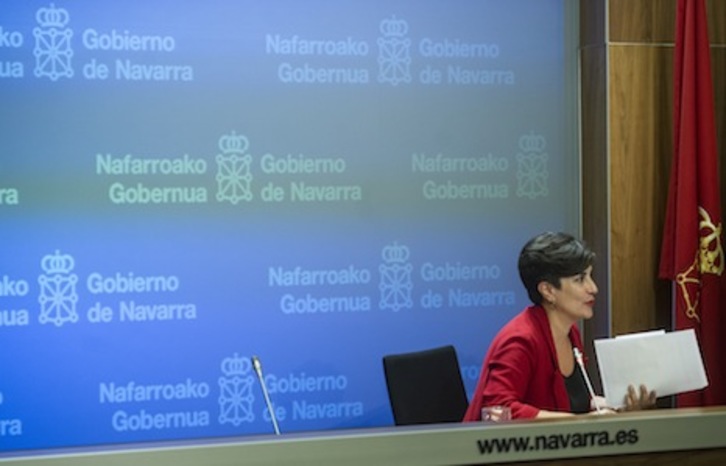 La nueva consejera de Educación, María Solana, ha anunciado la modificación de la convocatoria de becas. (Jagoba MANTEROLA/ARGAZKI PRESS)
