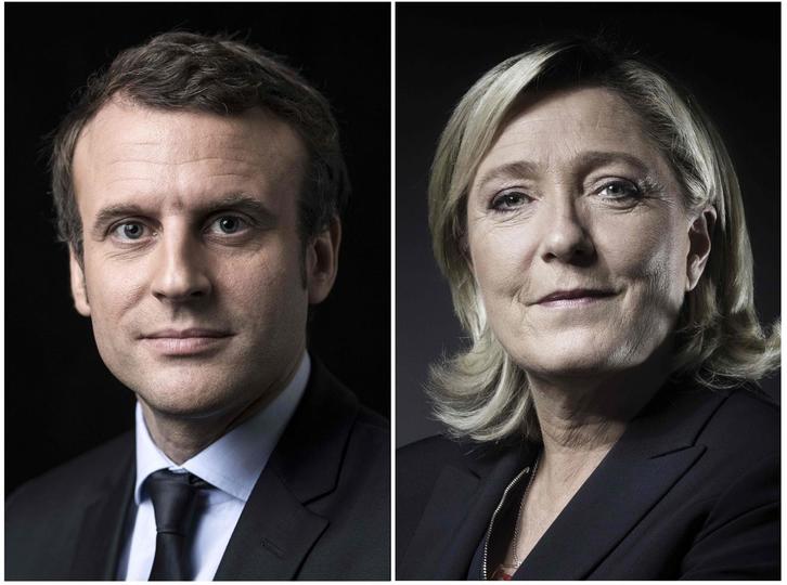 Macron y Le Pen se disputarán la Presidencia francesa. (AFP)