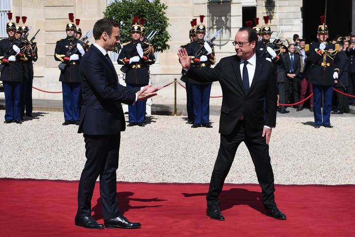 Macron será el nuevo inquilino del Elíseo, que ha sido abandonado por Hollande. (Eric FEFERBERG/AFP)