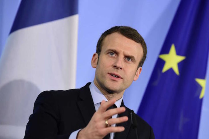 Emmanuel Macron, presidente de la República francesa.