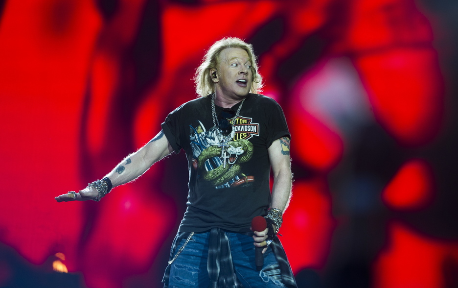 Axl Rose, cantante de Guns N'Roses. (Marisol RAMIREZ / ARGAZKI PRESS)