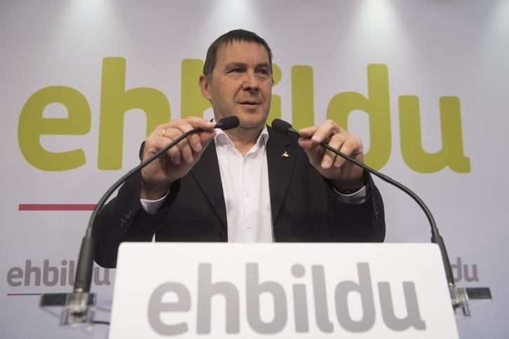 Arnaldo Otegi, artxiboko irudi batean. (Jon URBE/ARGAZKI PRESS)