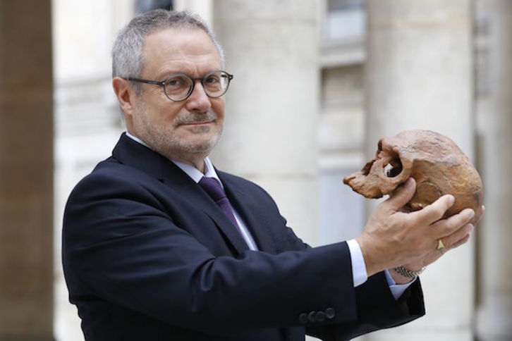 El paleoantropólogo francés Jean-Jacques Hublin. (PATRICK KOVARIK / AFP)