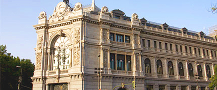 Sede central del Banco de España. (www.bde.es)