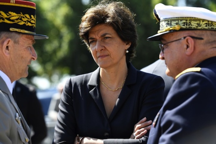 Sylvie Goulard, ministra francesa de Defensa. (Bertrand GUAY/AFP)