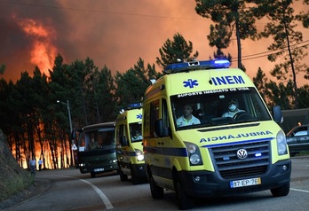 Los bomberos han tomado el control del fuego. (Francisco LEONG/AFP)