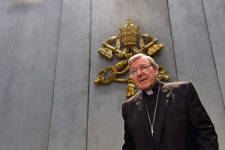 El cardenal George Pell ha comparecido en el Vaticano. (Alberto PIZZOLI / AFP)