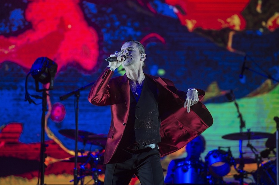 Depeche Mode, durante su actuación. (Marisol RAMÍREZ/ARGAZKI PRESS)