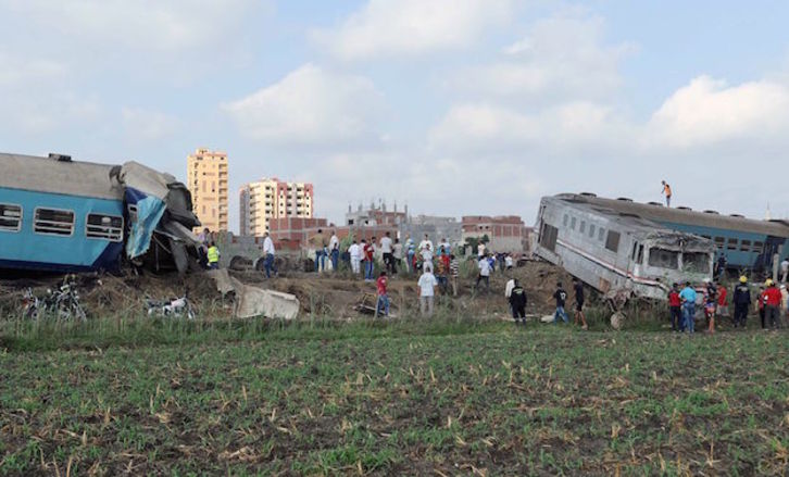 El accidente ha tenido lugar a las afueras de Alejandría. (AFP)