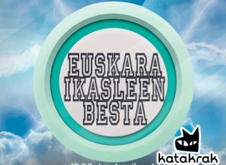 Cartel de Euskara Ikasleen Besta de AEK.