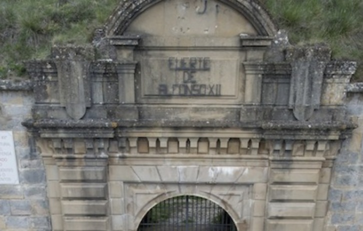 El fuerte de Ezkaba es uno de los lugares vinculados con la memoria histórica de la Guerra del 36.