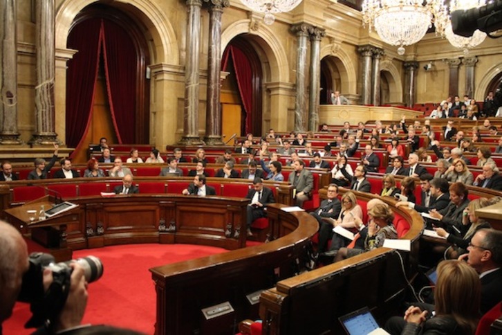 El Parlament, durante un pleno anterior. 