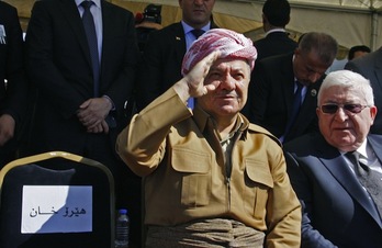 Massoud Barzani, presidente de Kurdistán Sur. (Shwan MOHAMMED/AFP)