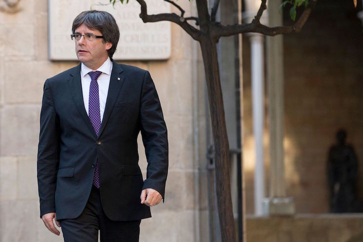 Puigdemont, en una imagen de archivo. (Pau BARRENA/AFP)