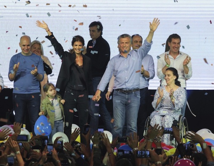 El presidente de Argentina, Mauricio Macri, se ha mostrado satisfecho con los resultados. (Claudio PERIN/AFP)